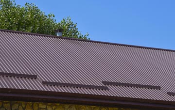 typical Kinknockie corrugated roof uses